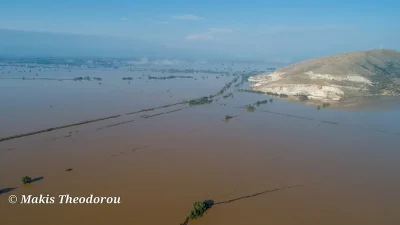 Πλημμύρα από την καταιγίδα Daniel στην Ελλάδα