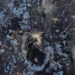 Δορυφορική εικόνα Θεσσαλονίκη καιρός — 3–9 Απριλίου 2026